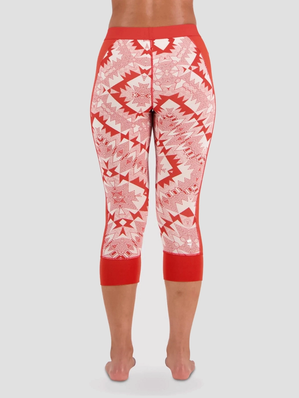 Mons Royale Merino Cascade Flex 3/4 Legging Base Layer B retro red nordtek