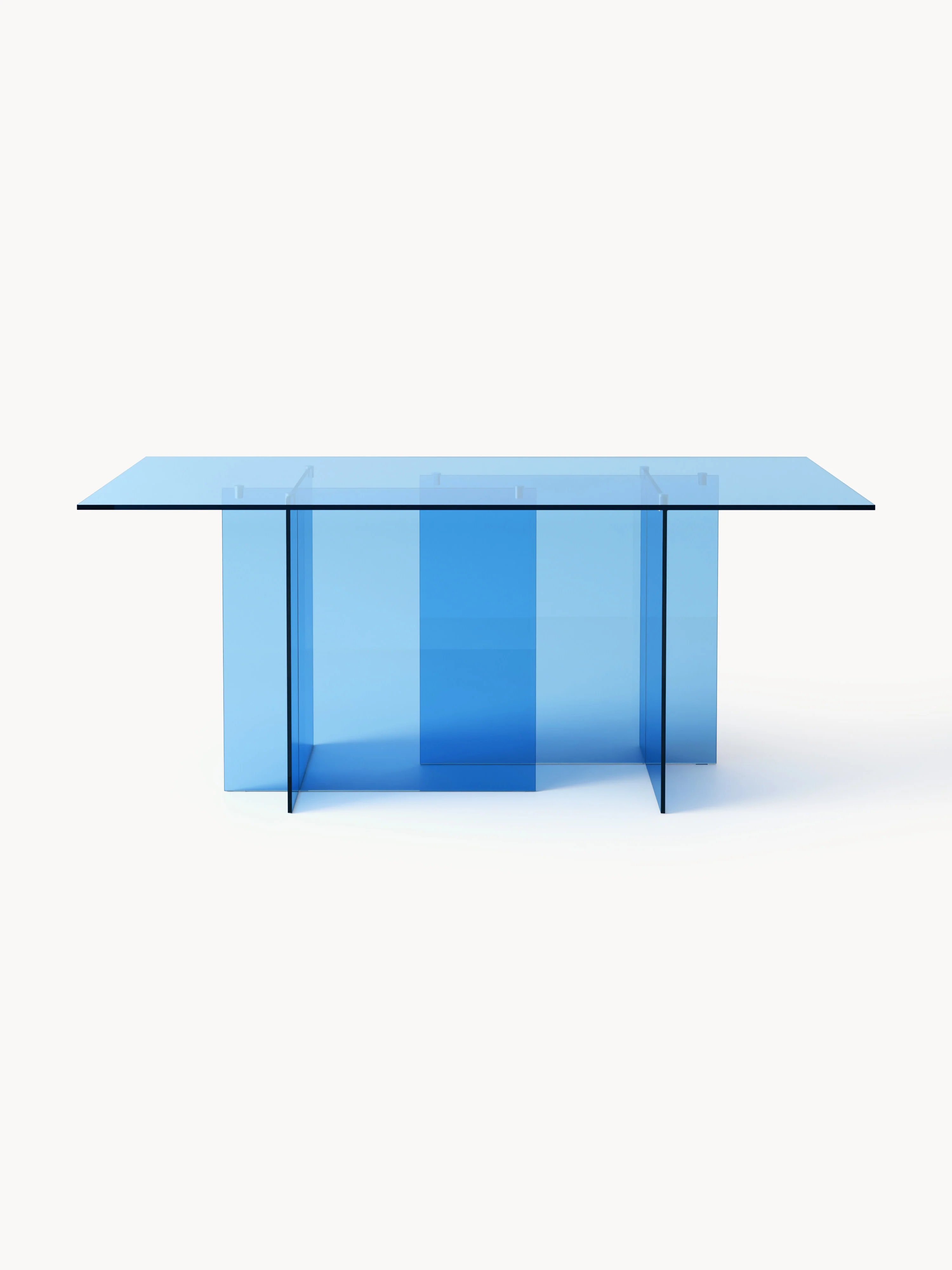 Glazen eettafel Anouk, in verschillende formaten