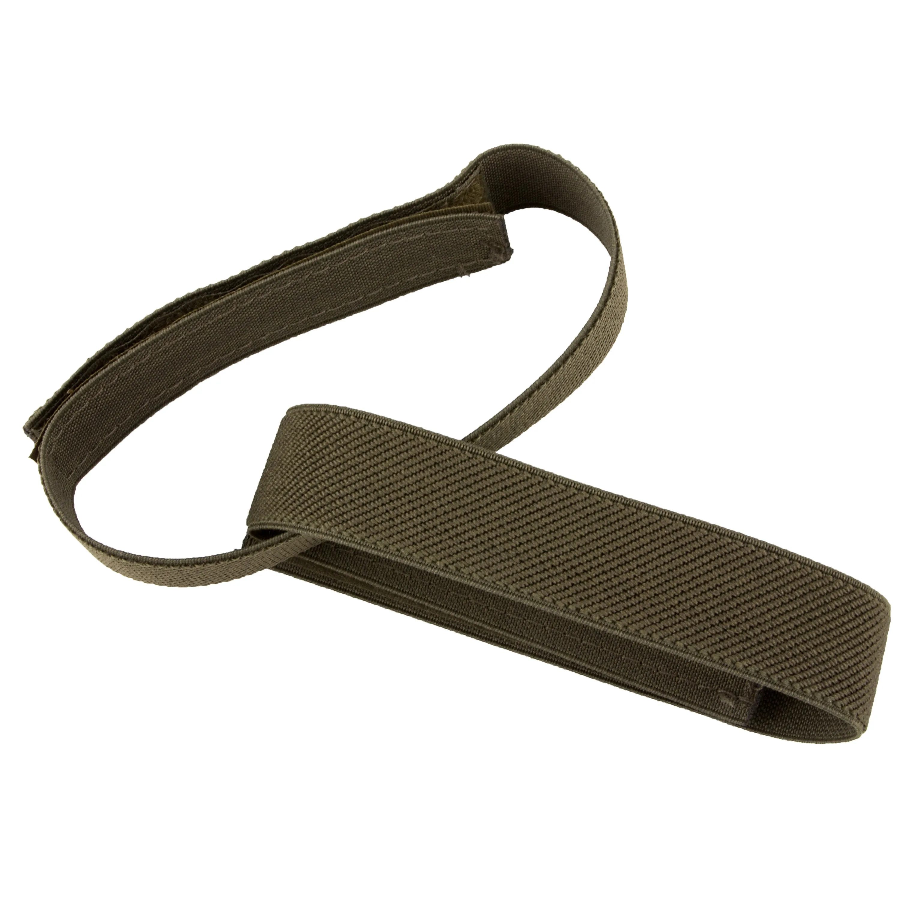 Heim -  Hosengummi-Klettband oliv 2,5 cm breit