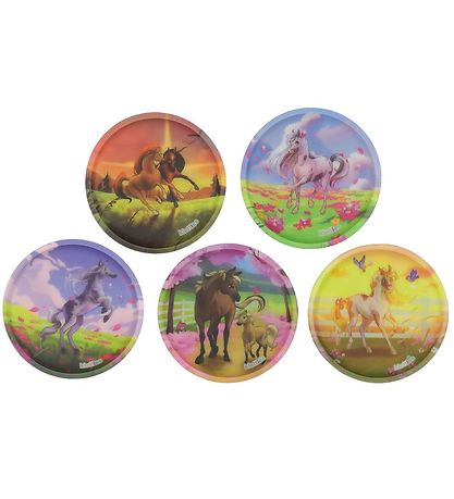 Ergobag Klettverschluss-Anhänger - 5 st. - Ponys