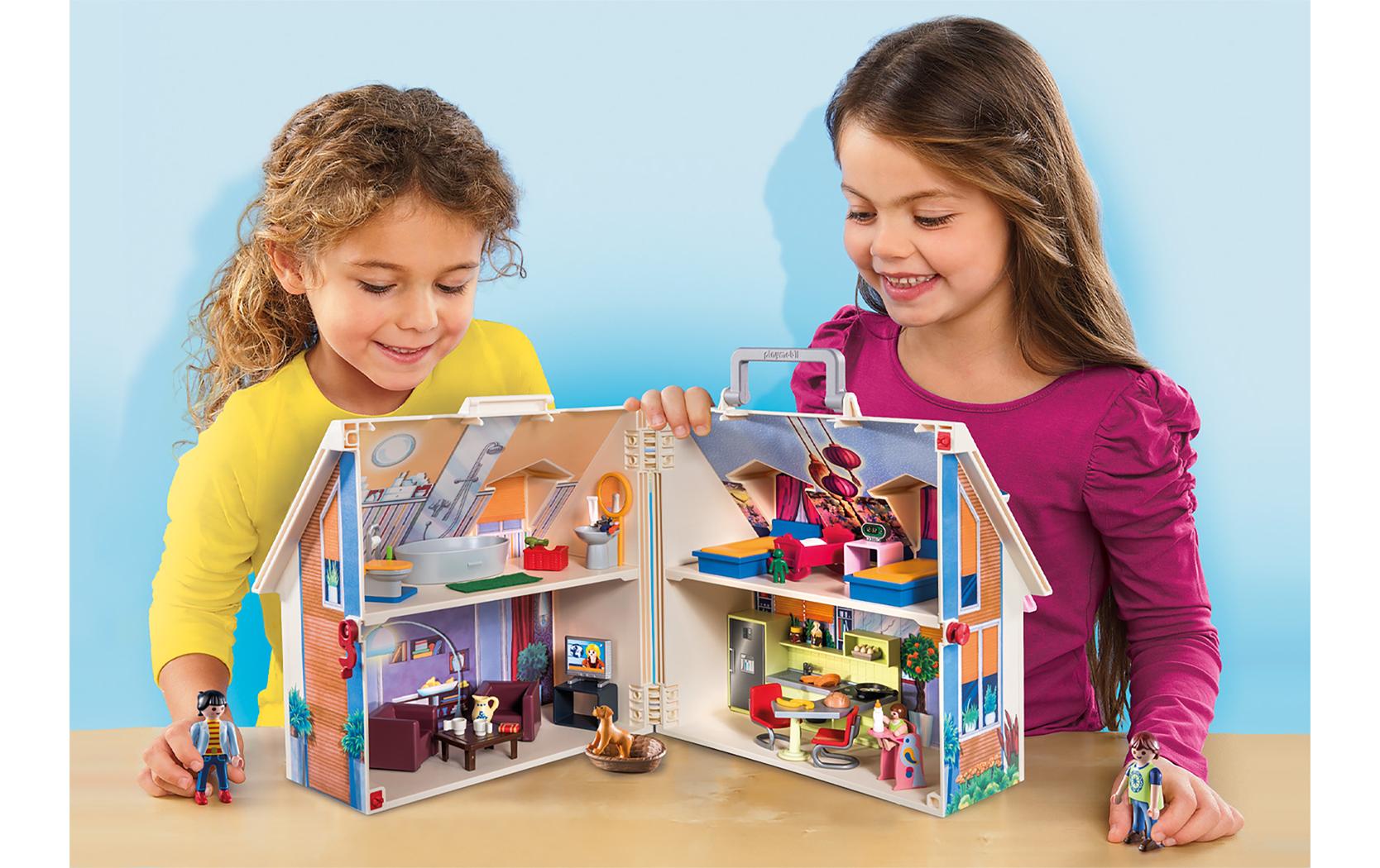 Dollhouse Mitnehm-Puppenhaus 70985Modernes Spielhaus