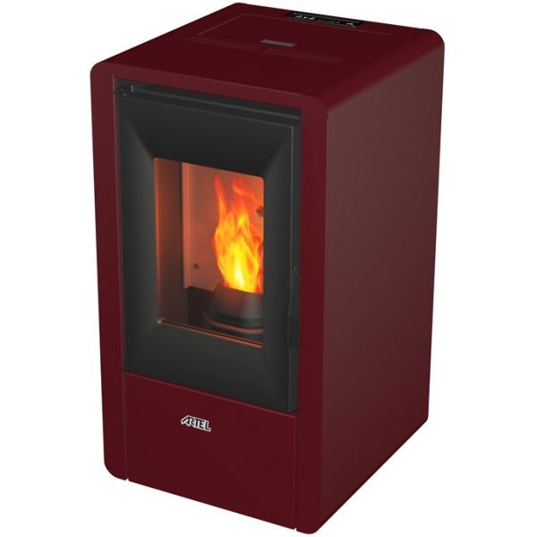 Salamandra Artel de Pellets 6.2kW Nina 6 Bordeaux
