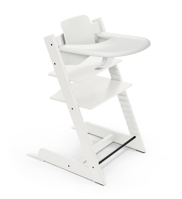 Stokke Tripp Trapp Matstol Bundle inkl. Brett, White