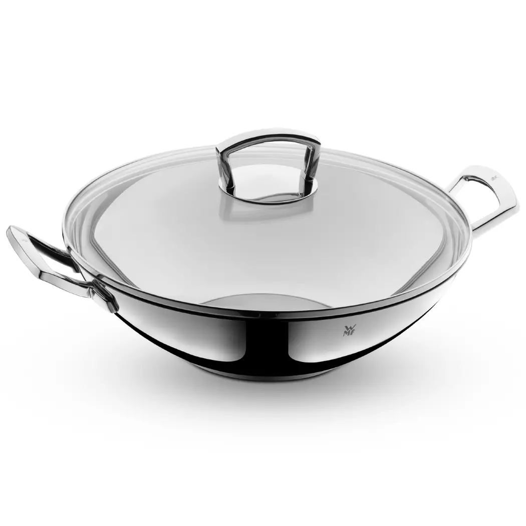 Wok mit Glasdeckel 36 cm