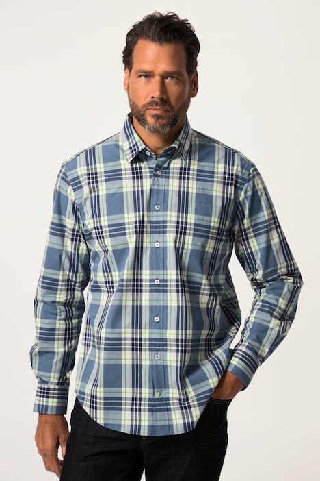 Karohemd, Langarm, Kentkragen, Modern Fit, bis 8 XL