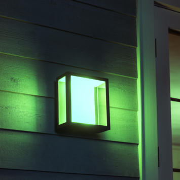 Philips Hue muurlamp Impress zwart - wit en gekleurd licht 16W - breed model