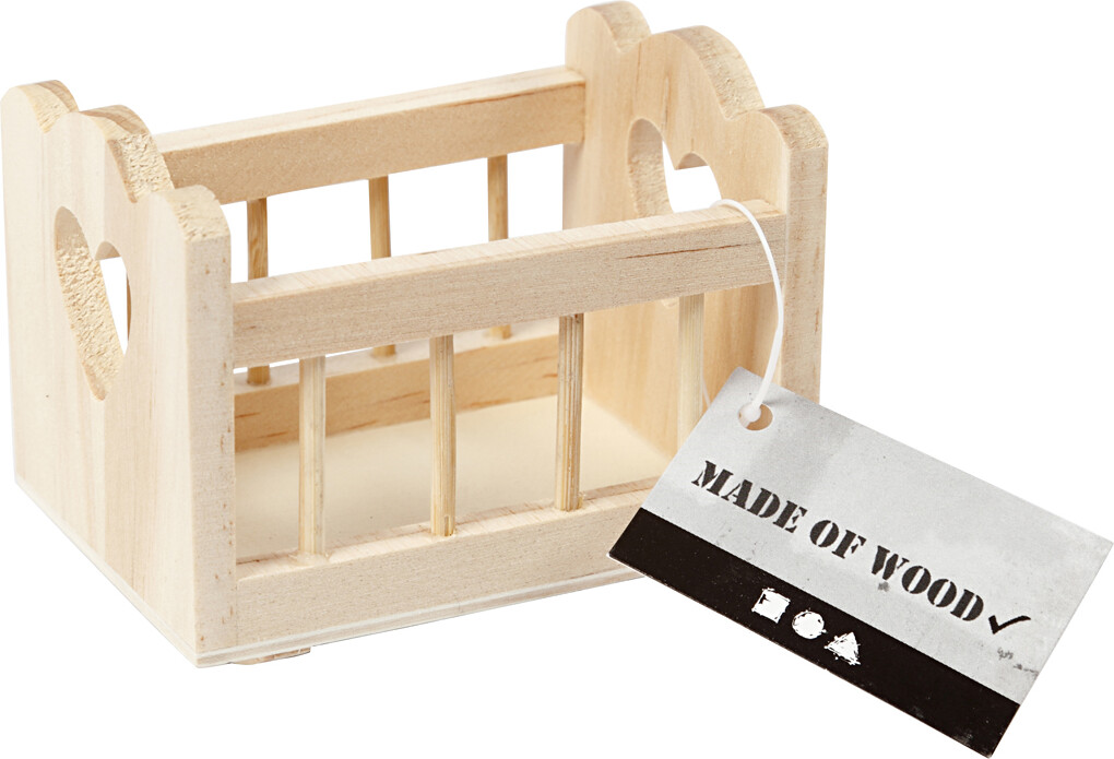 Vugge - L 8 CM - B 5,5 CM - 1 Stk