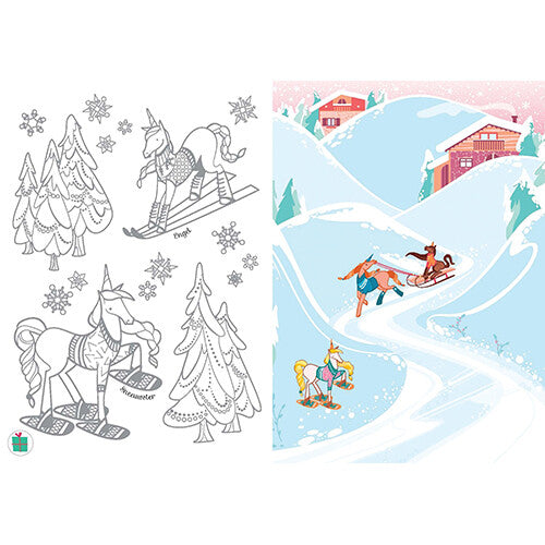 Uitgeverij usborne krasplaatjesboek eenhoorns