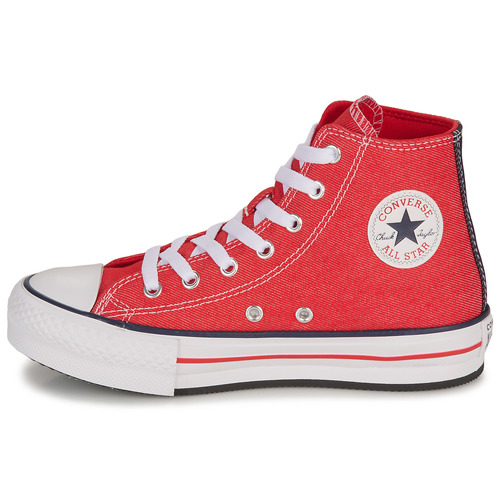 Converse - YOUTH CONVERSE CHUCK TAYLOR ALL STAR EVA LIFT PLATFORM RETRO DEN - Rouge