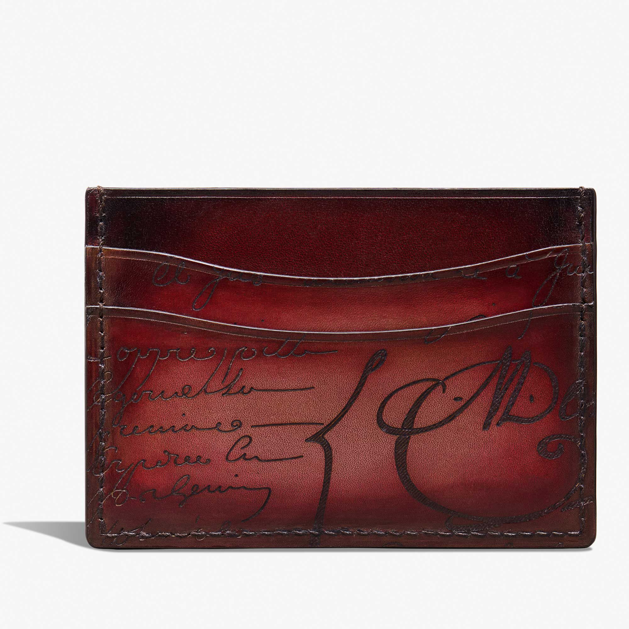 Porte-Cartes Bambou Neo En Cuir Scritto