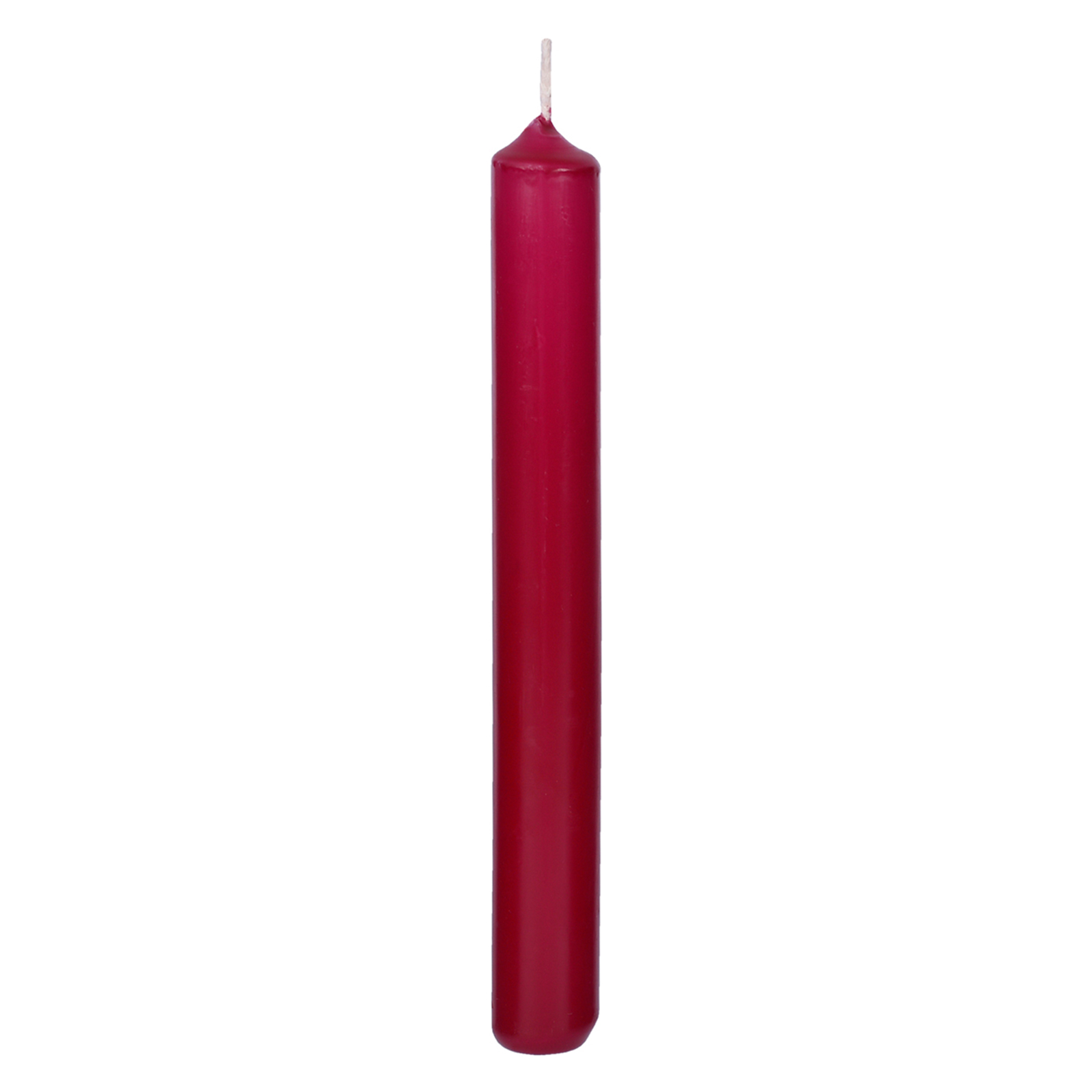 Tafelkerzen 10er-Pack - weinrot