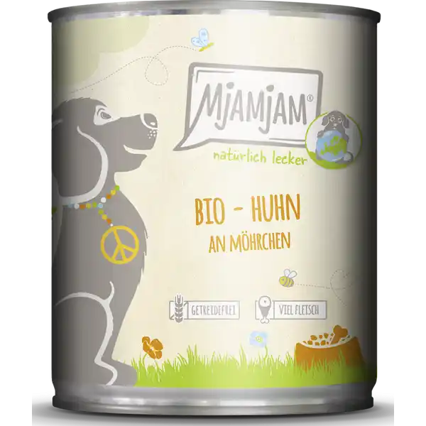 Bio natürlich lecker - Huhn an Möhrchen