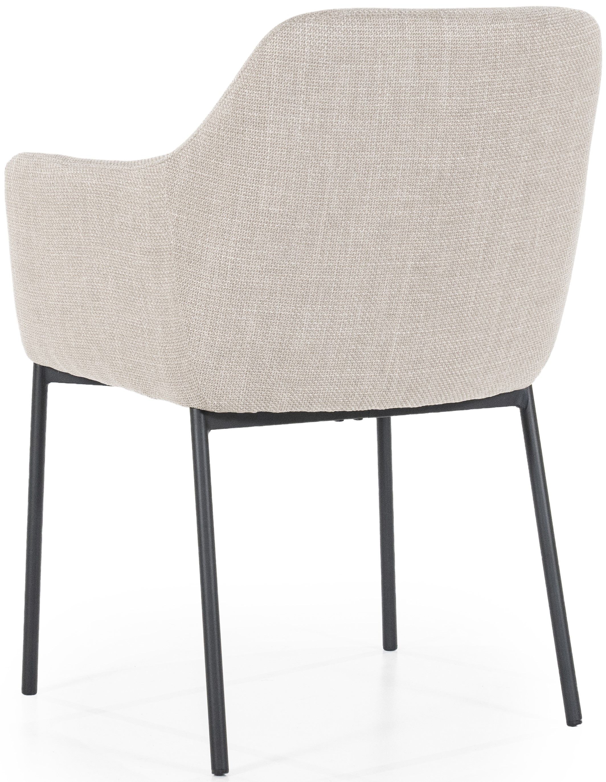Eetkamerstoel - taupe Linea | 95887 Paul B60 x D58 x H82 cm