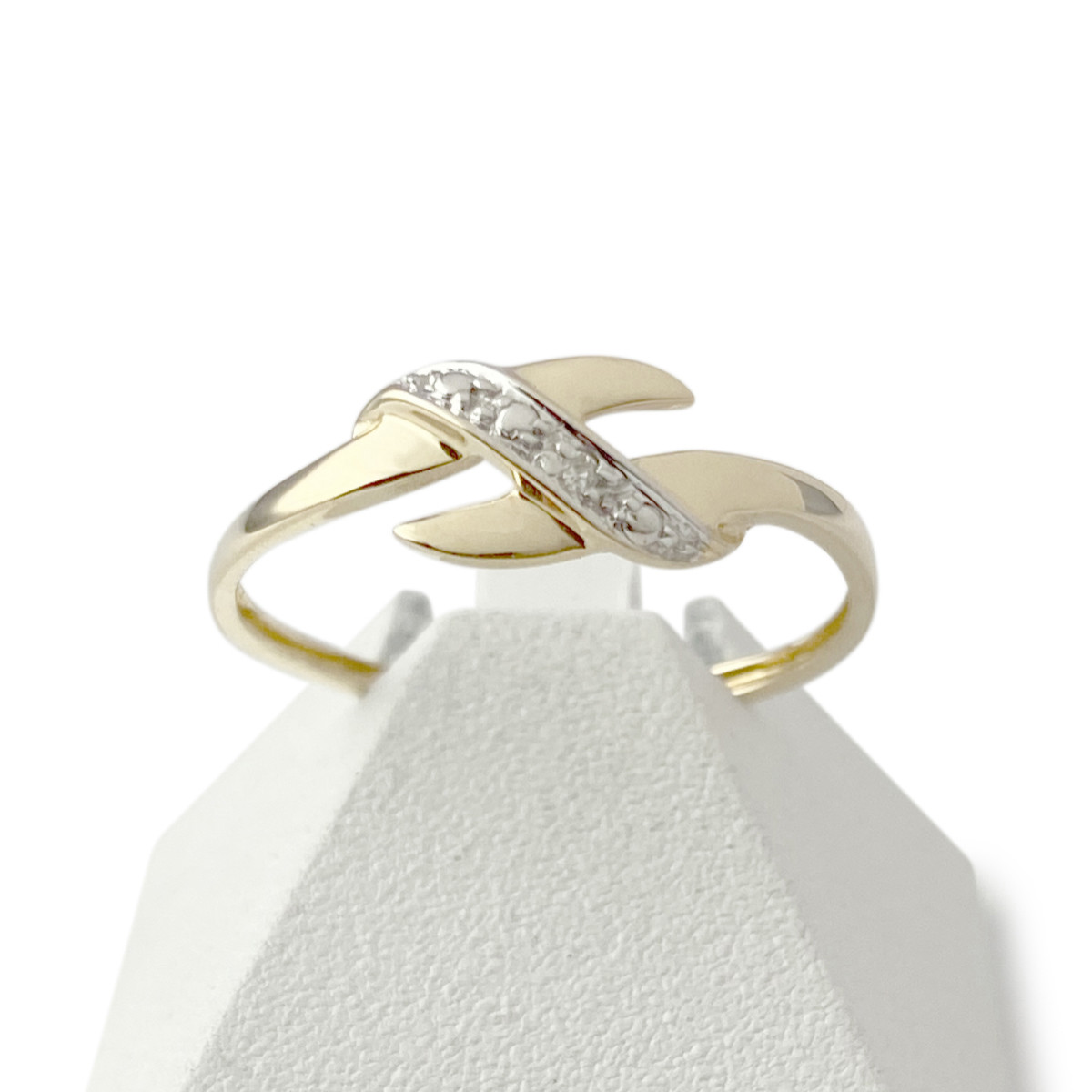 Bague d'occasion or 750 jaune diamant