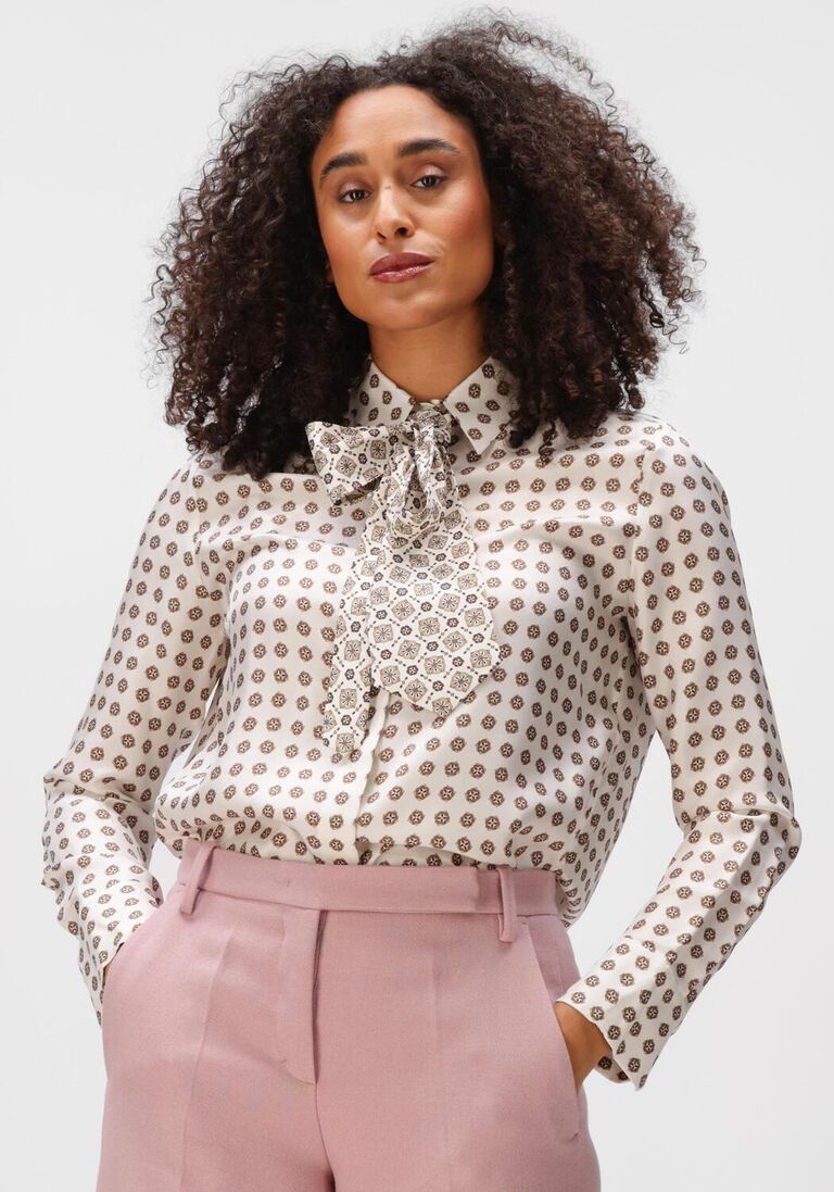 creme dorothee schumacher blouses graphic dreams blouse