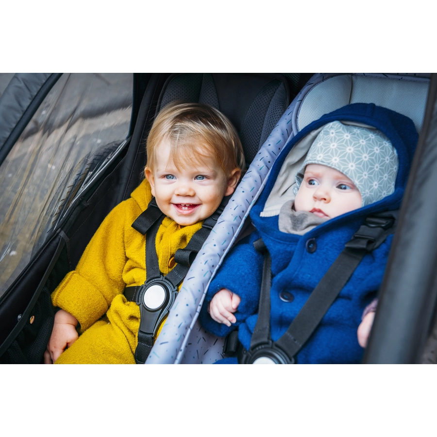 CROOZER Kinderfahrradanhänger Kid Vaaya 2 Graphite blue
