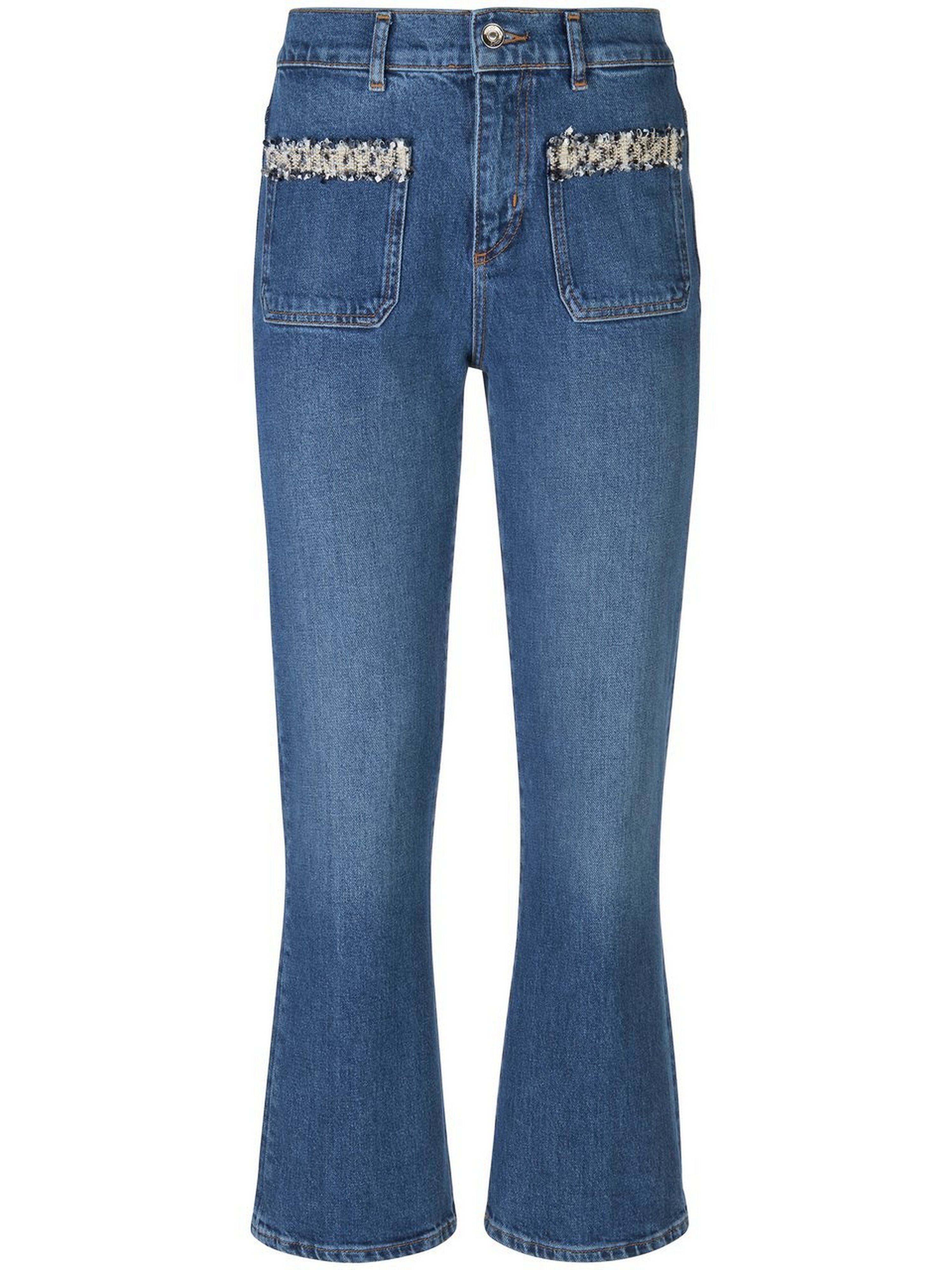 Jeans mit Bügelfalte