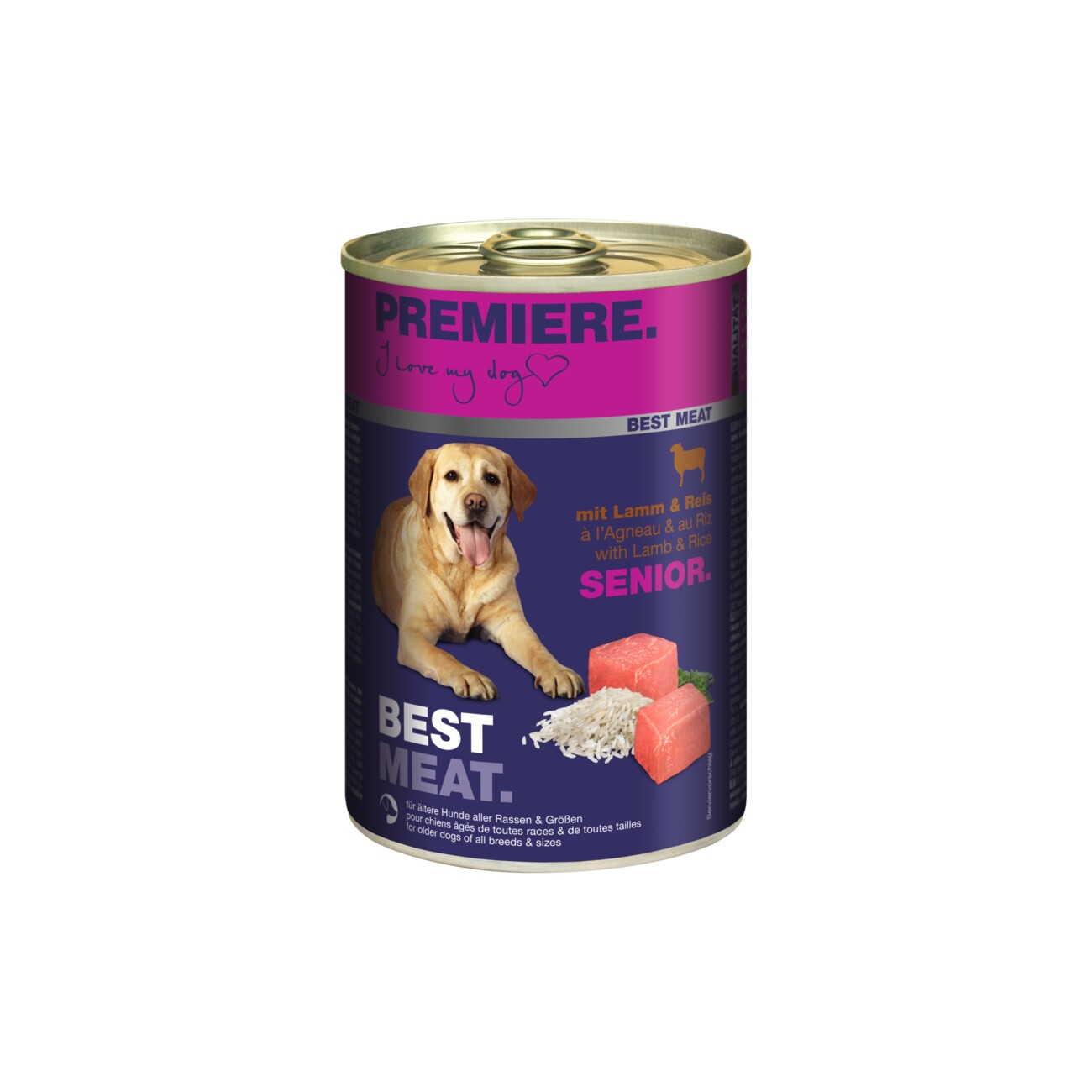 PREMIERE Best Meat Senior Lamm und Reis 6x400 g