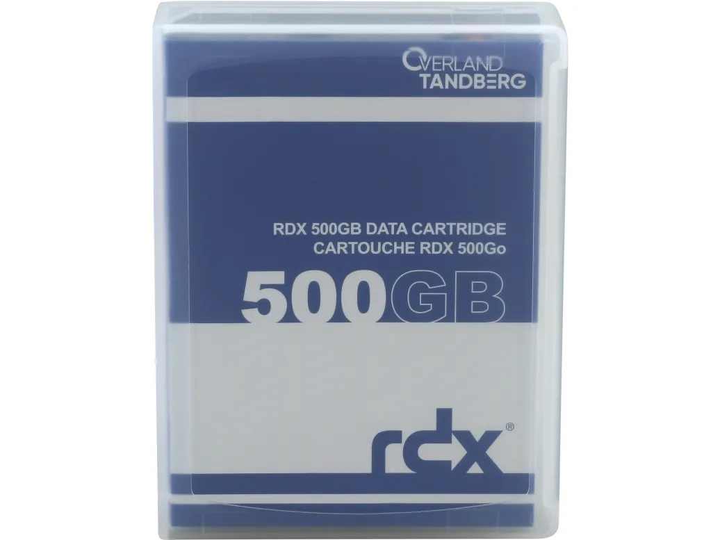 Overland-Tandberg 8541-RDX, RDX-patron, RDX, 500 GB, 15 ms, Sort, RDX QuikStor