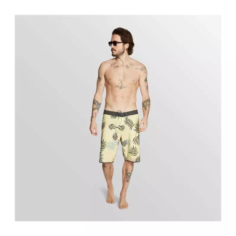 Boardshort MYSTIC Leaf Movement Pastel Yellow