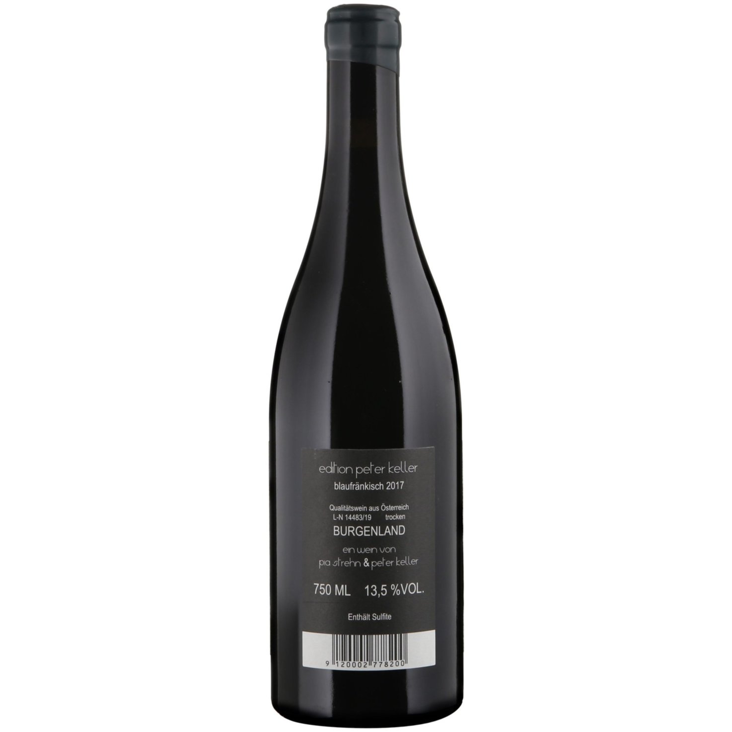 Blaufränkisch Burgenland DAC Edition Peter Keller Burgenland Weingut Strehn -75cl