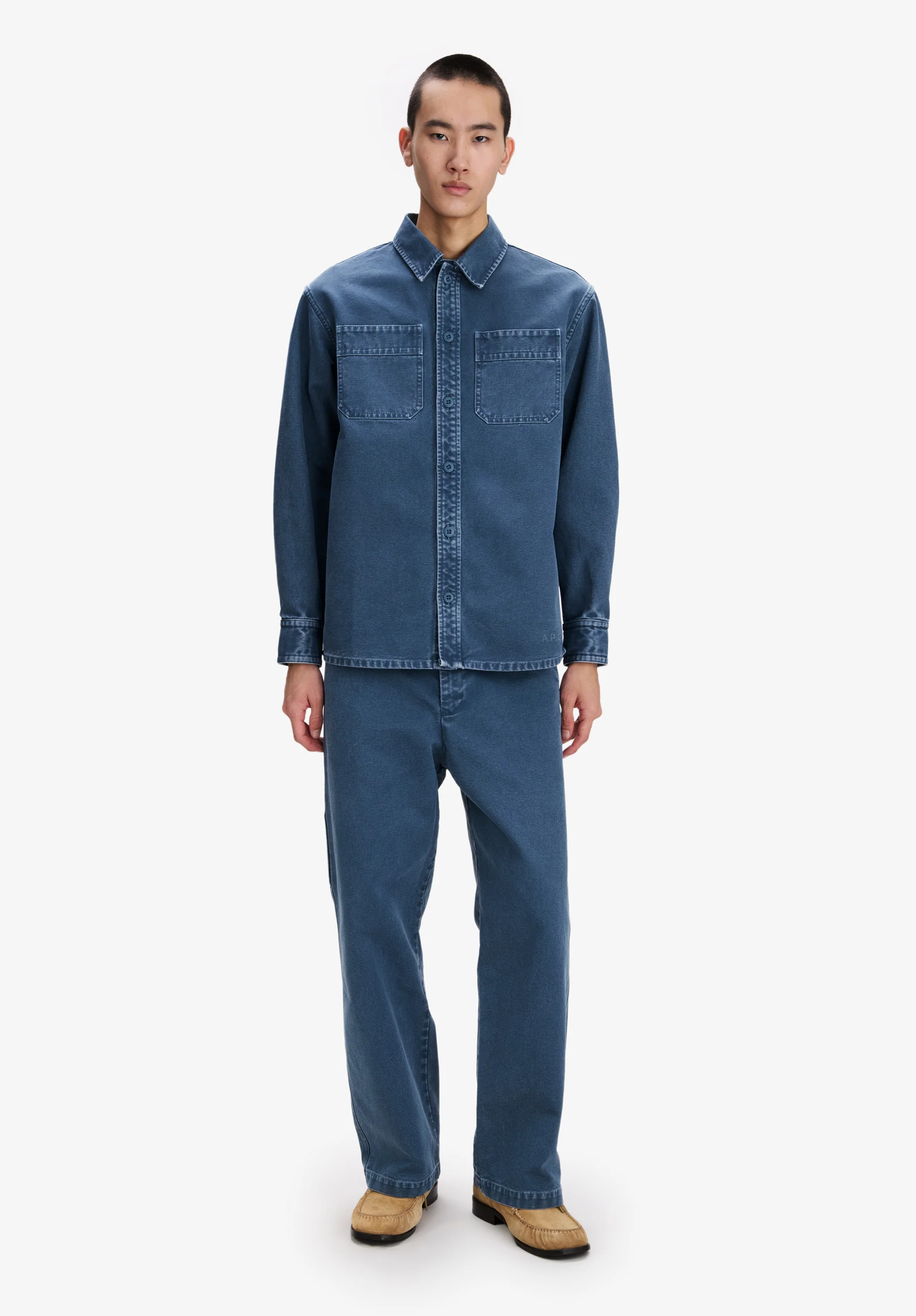 Surchemise workwear bleue - Bleu