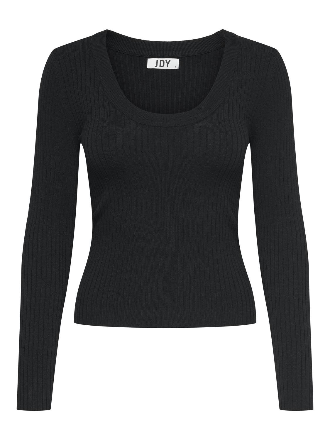 JDYPLUM Strickpullover Black