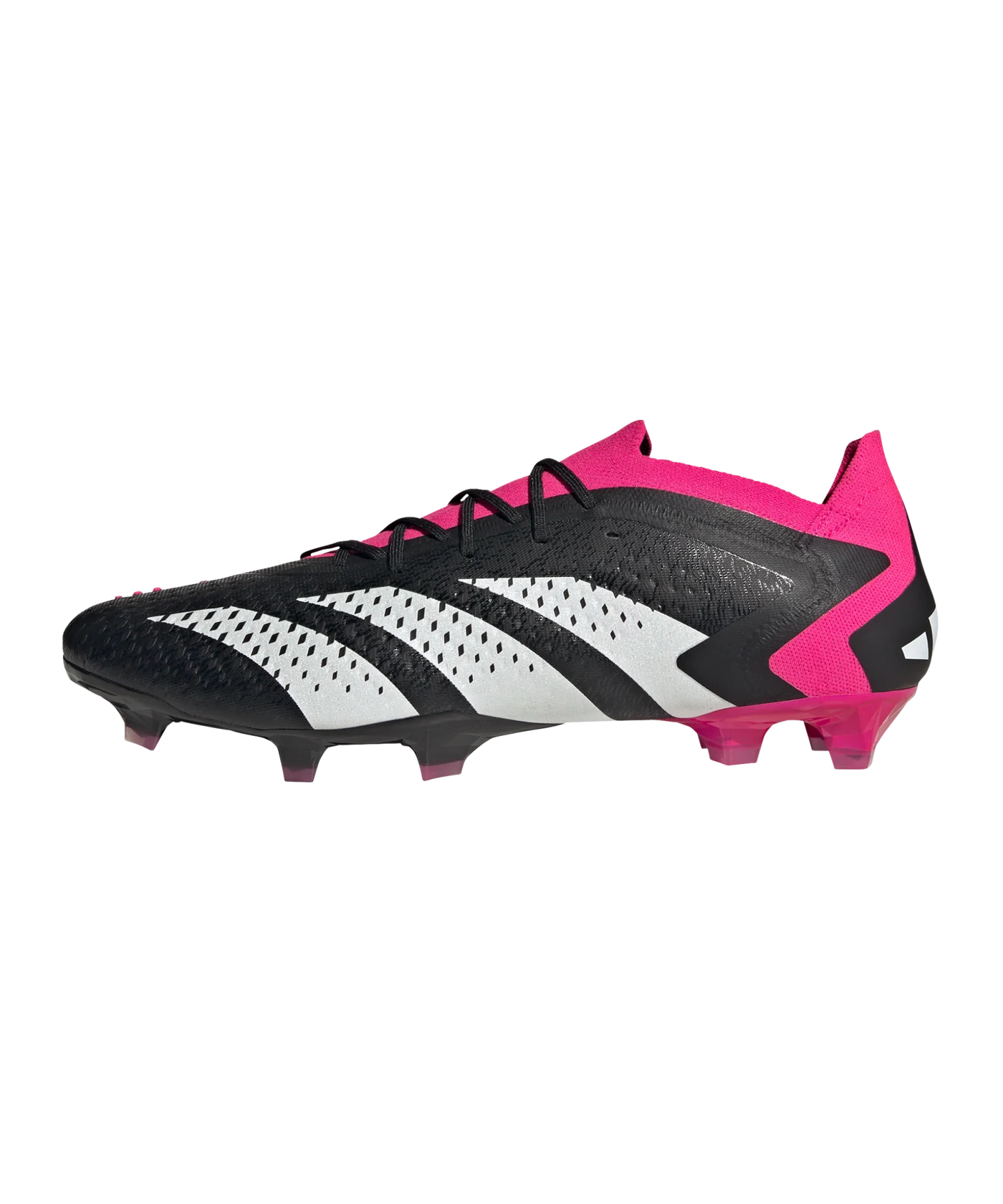 adidas Predator Accuracy.1 L FG Own Your Football Schwarz Weiss Pink