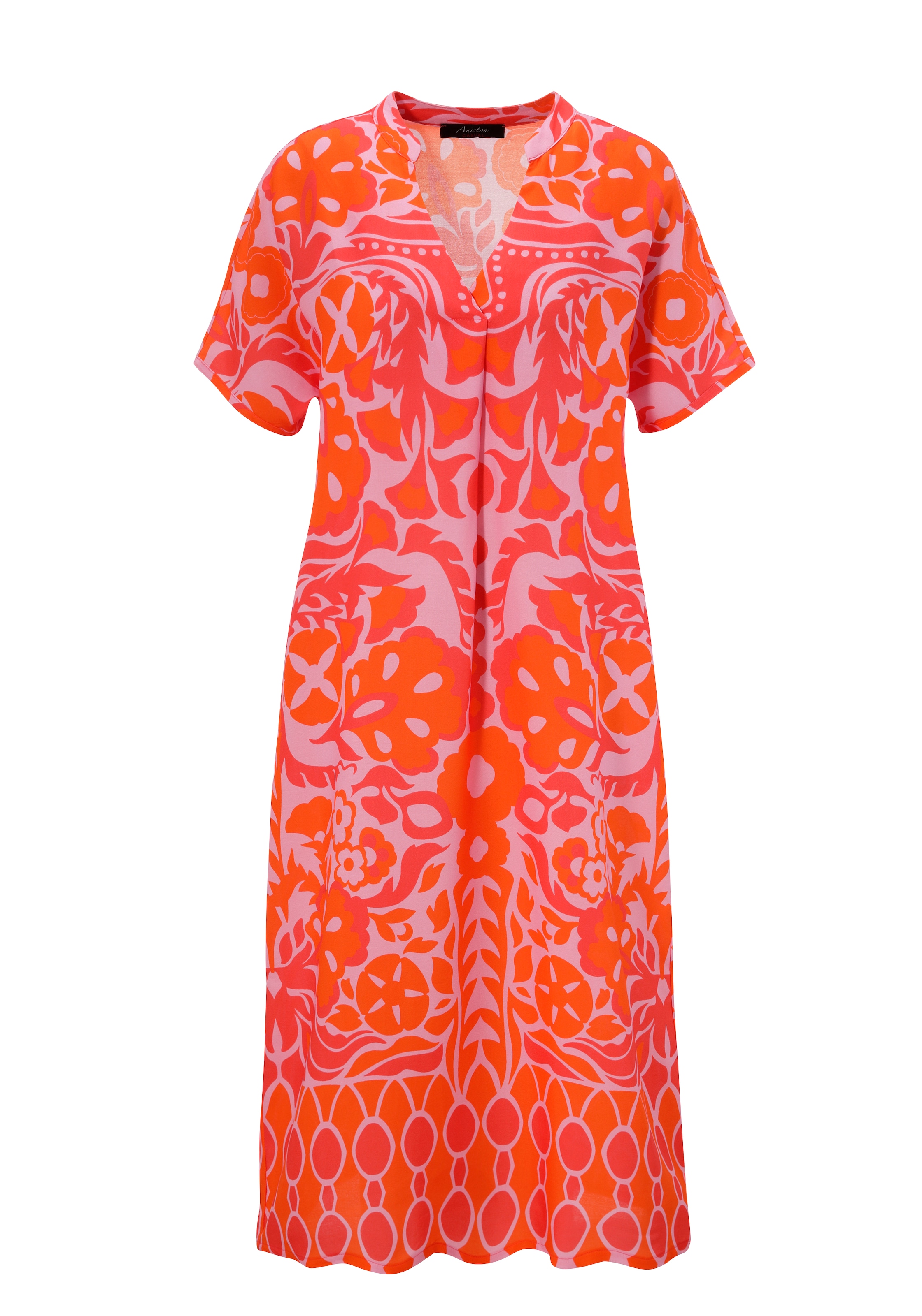 Aniston CASUAL Sommerkleid mit extravagantem, grafischen Druck