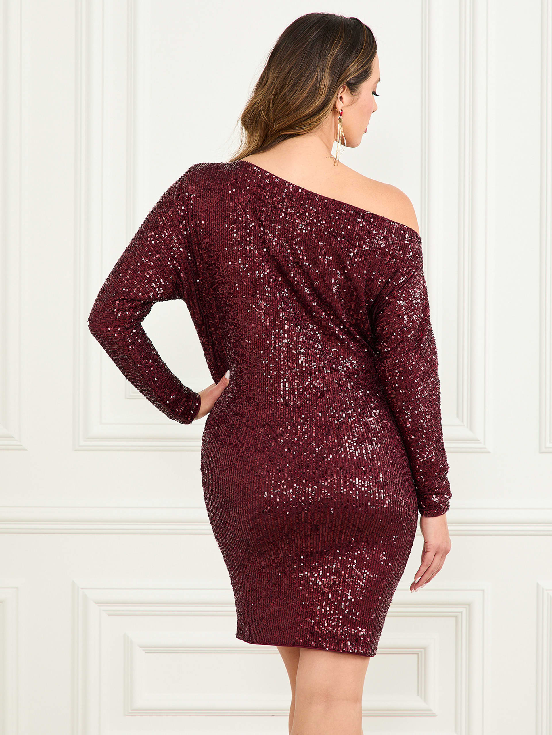 Vestido de lantejoulas Gabbie