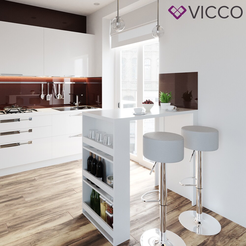 VICCO Bartisch Bar Tresen drei Farben Bartresen Stehtisch Tisch Bistrotisch Küche inkl. Barhocker
