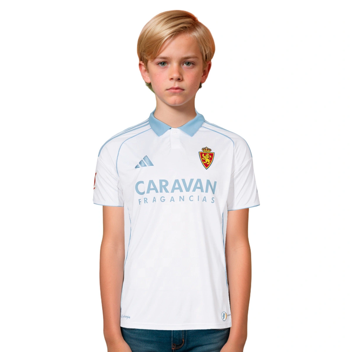 Camisola adidas Real Zaragoza Primeiro Equipamento 2025-2026 Criança