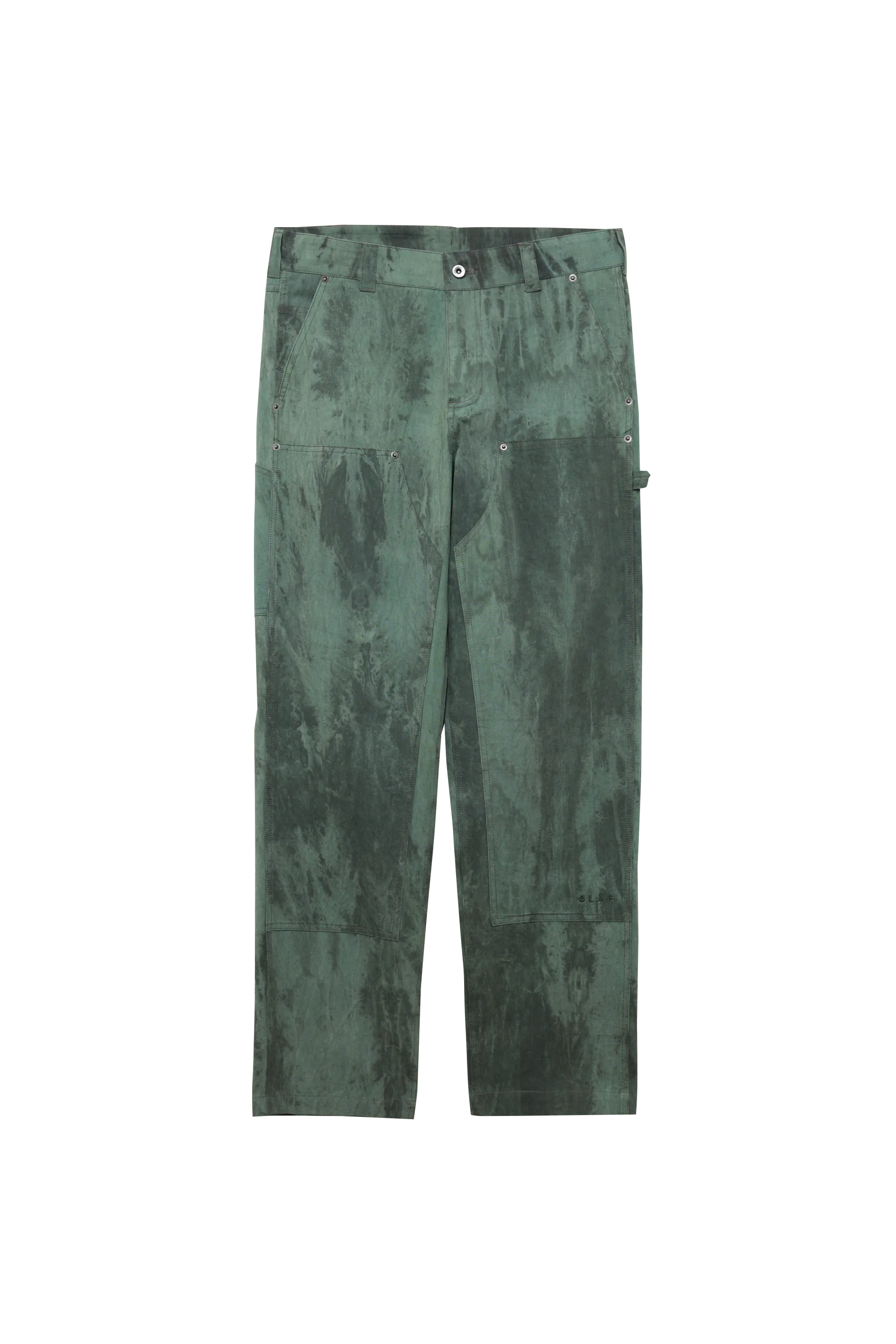 OLAF Pantalon OLAF GARMENT DYED WORKWEAR PANTS Vert