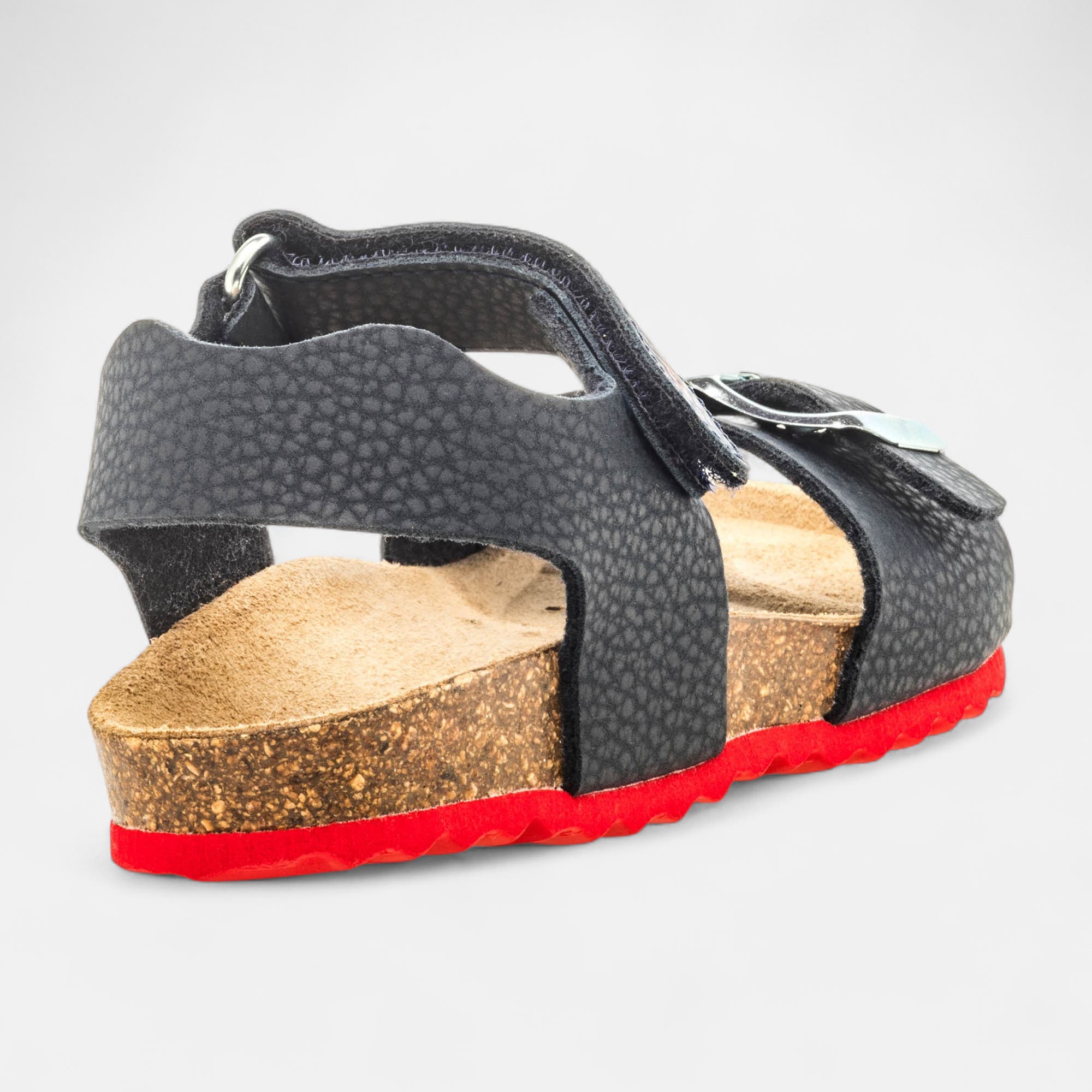 Mules semelle liège Garçon bleu