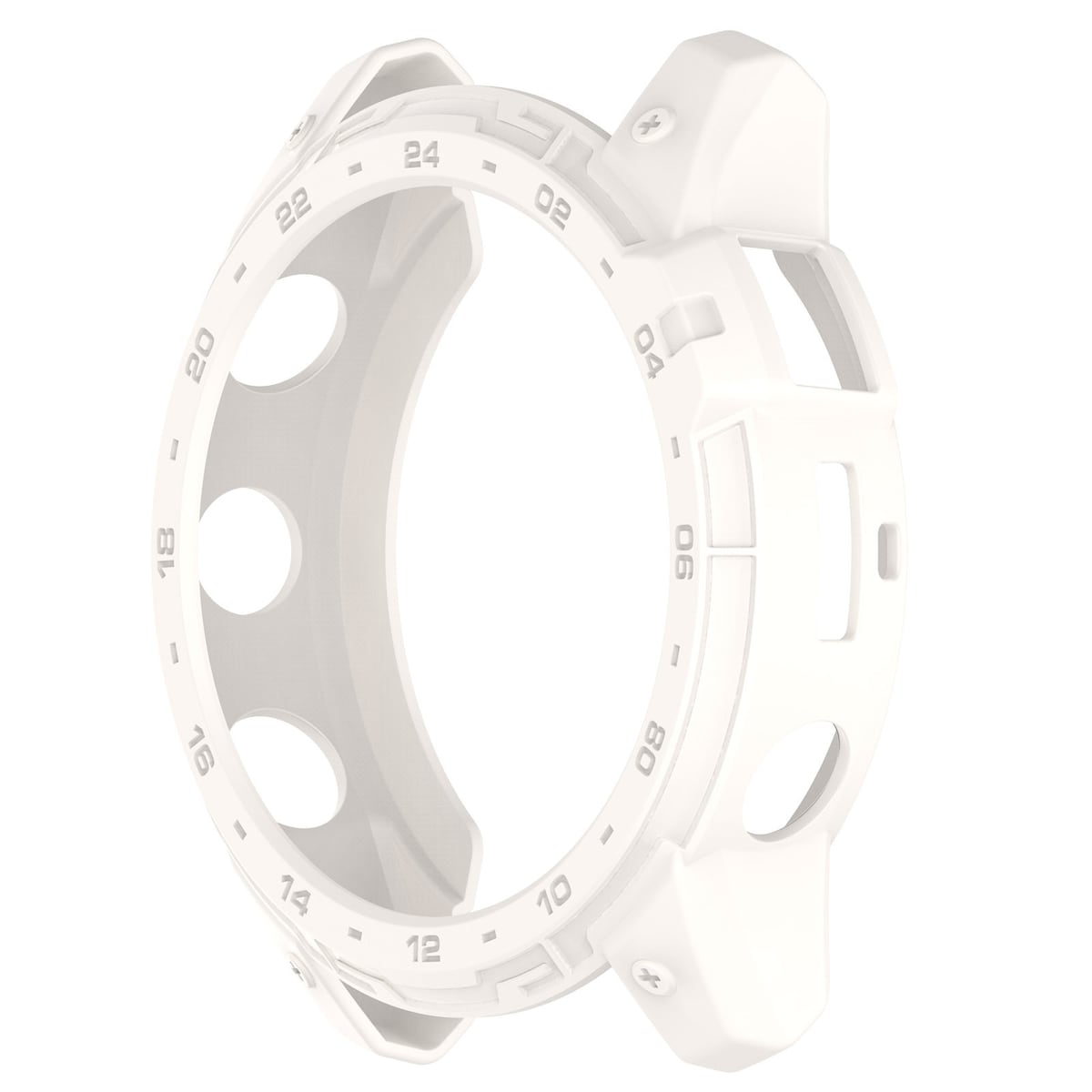 Smart beskyttende klokkedeksel for Garmin Tactix7 MAOLED Hvit