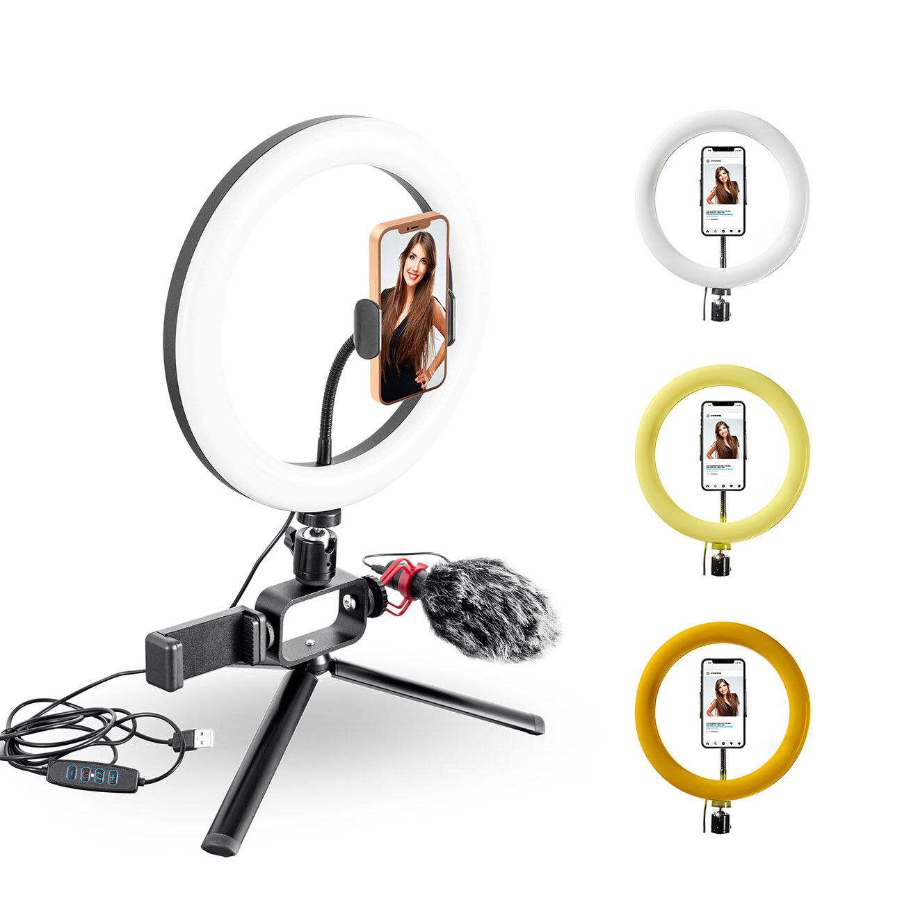 WI-LIGHT Kit Vlogging  livestreaming 350 noir