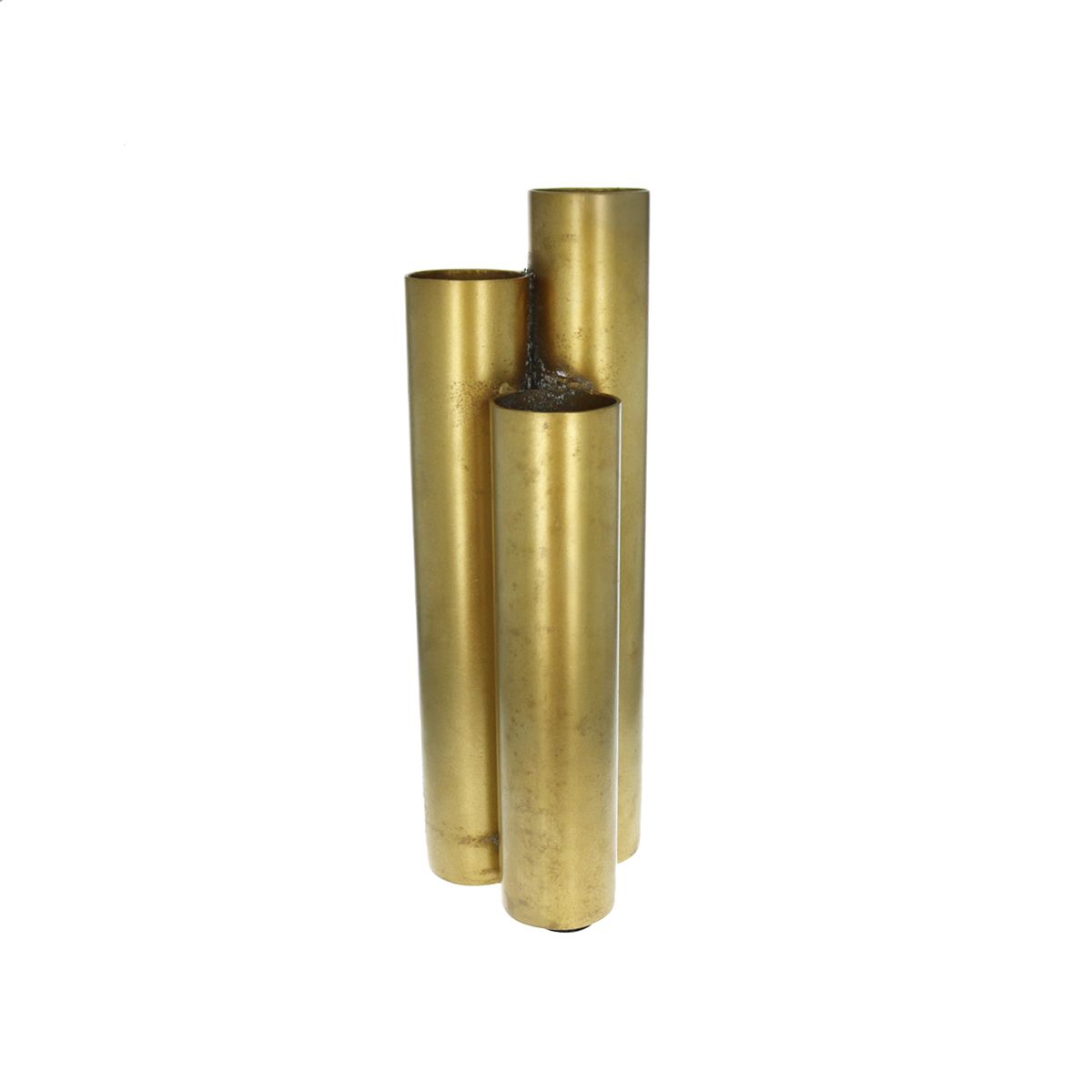 Vase laiton triptyque Atelier jasmin