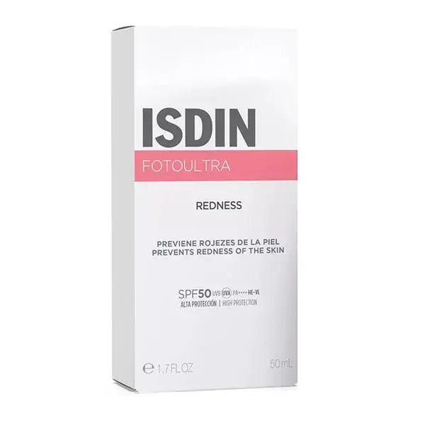 Protetor solar anti-vermelhidão ISDIN FotoUltra Redness FPS 50 50 ml