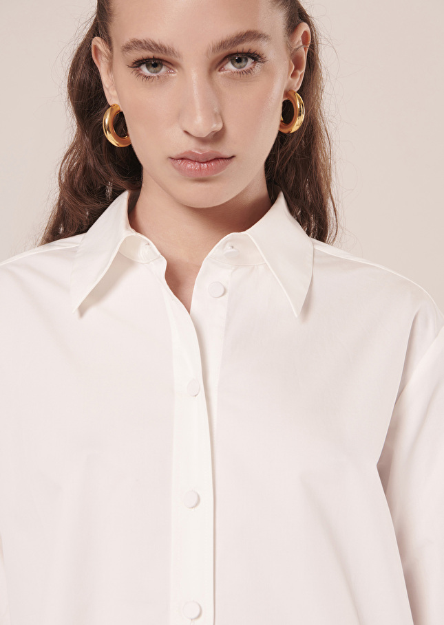 Chemise Clarenceblanche en popeline