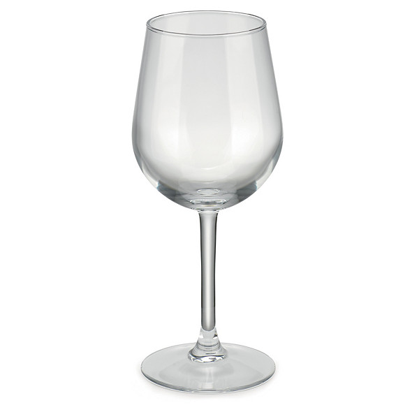 Verre à vin à pied 27 cl en verre transparent - Lot de 24