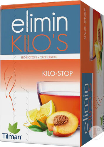 Tilman Elimin Kilo's Tisane Pêche Citron 24 Sachets