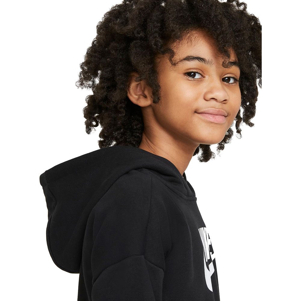 Nike Sportswear Club Fleece Sweatshirt Kinder schwarz