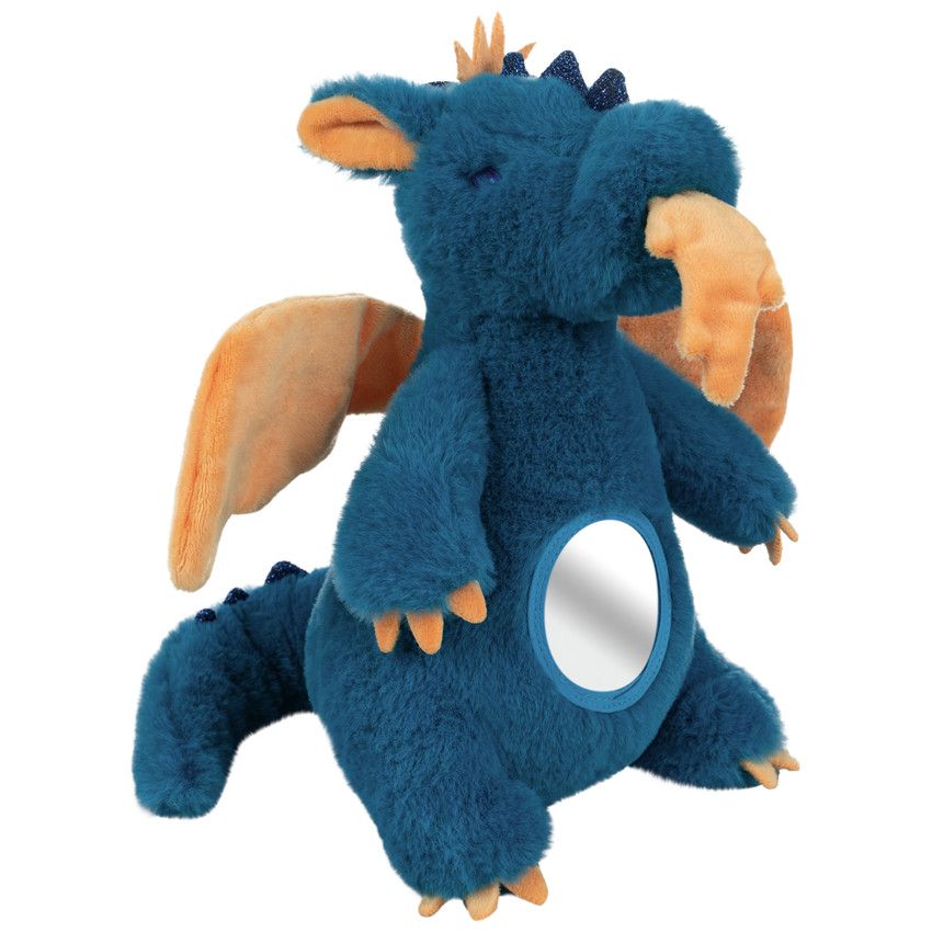 Peluche d'activités Nael le dragon - Bleu moyen