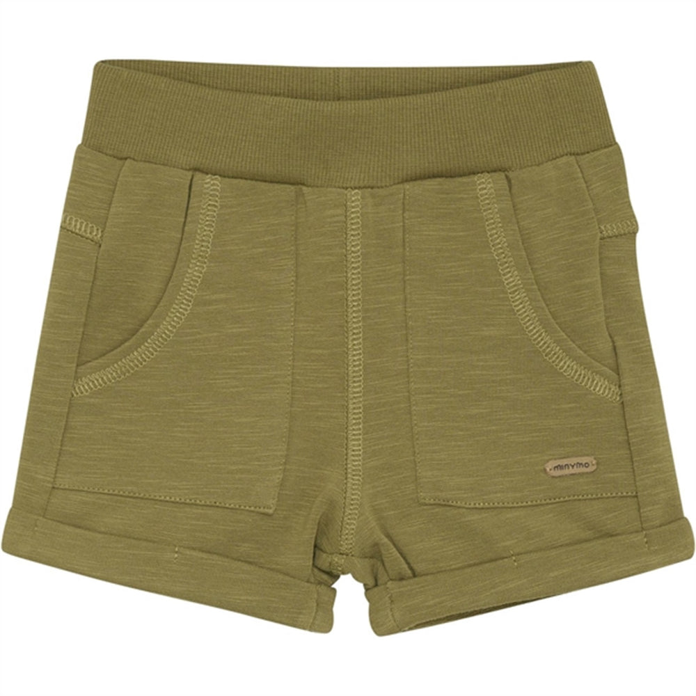Køb Minymo Olive Drab Sweatshorts