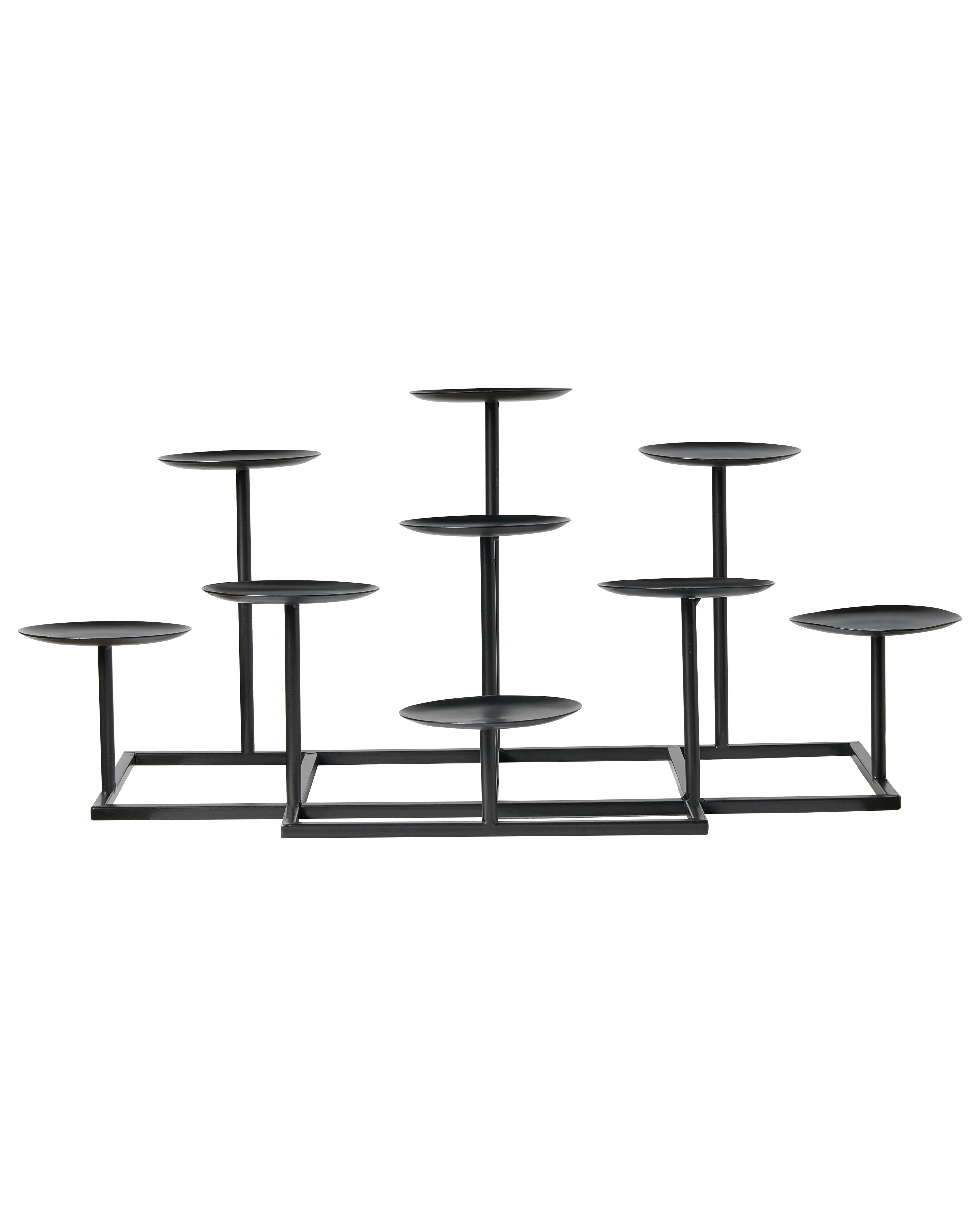 Kaarshouder LAMEGO Metaal 23 cm Zwart