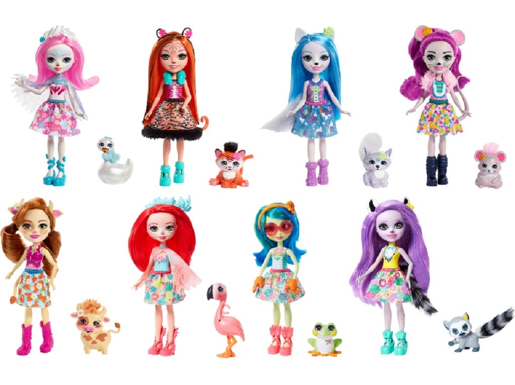 BONECA E AMIGO ENCHANTIMALS MODELOS SORTIDOS