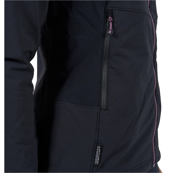 Softshell randonnée MONTANE W KRYPTON HOODIE BLACK BLACK