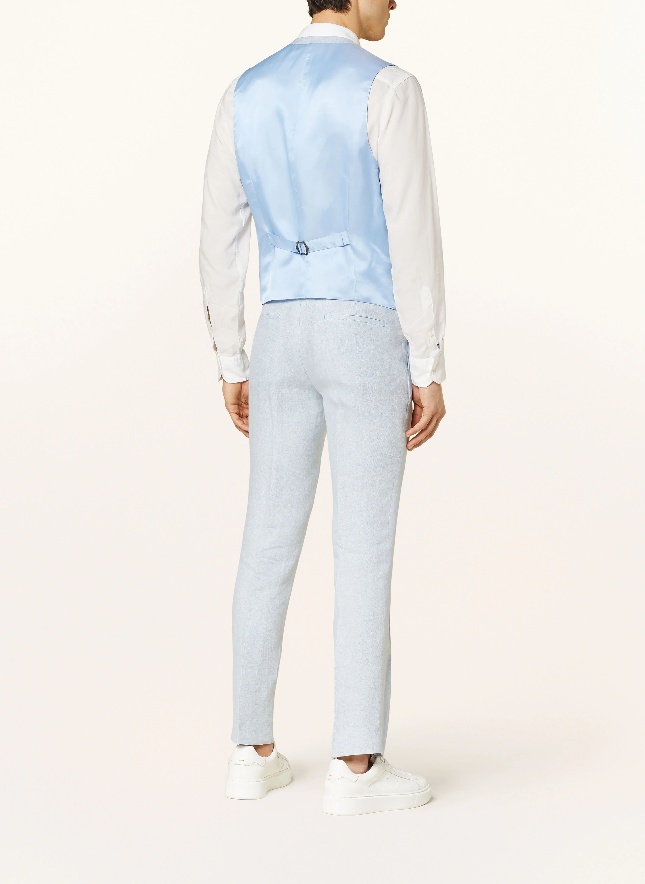 SAND COPENHAGEN Anzugweste ALFORD Extra Slim Fit aus Leinen