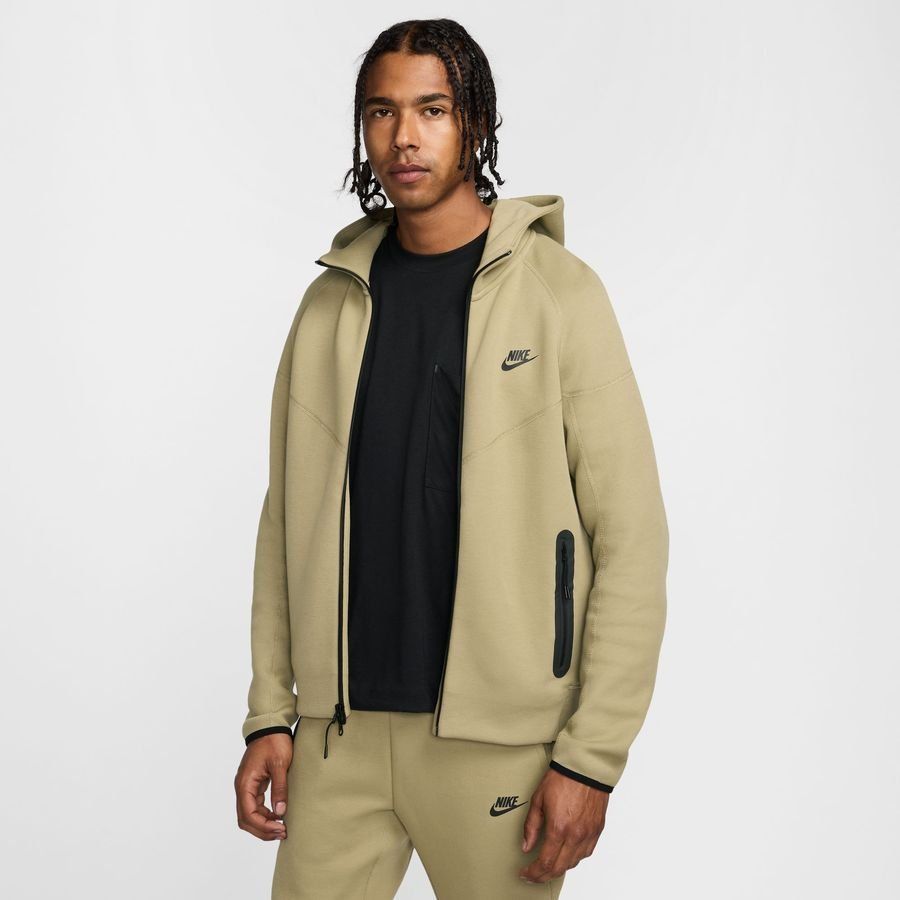 Nike Sweat à Capuche NSW Tech Fleece 24 FZ - Vert/Noir