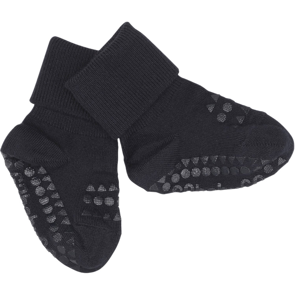Køb Gobabygo Dark Blue Non-Slip Strømper Bambus